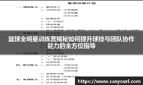 篮球全明星训练营揭秘如何提升球技与团队协作能力的全方位指导
